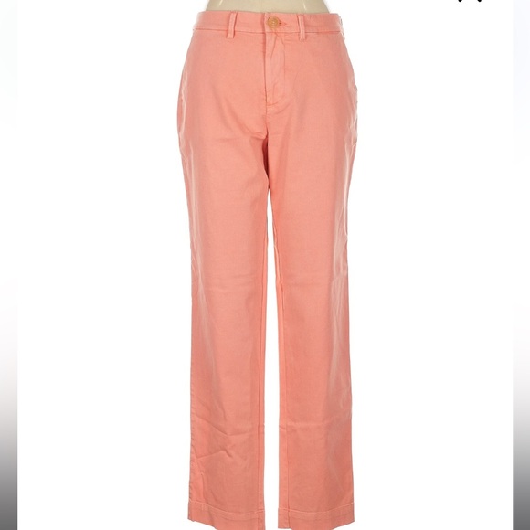 Vineyard Vines Pants - Vineyard Vines Womens Tequila Sunrise Slim Straight Classic Chino Pants size 6